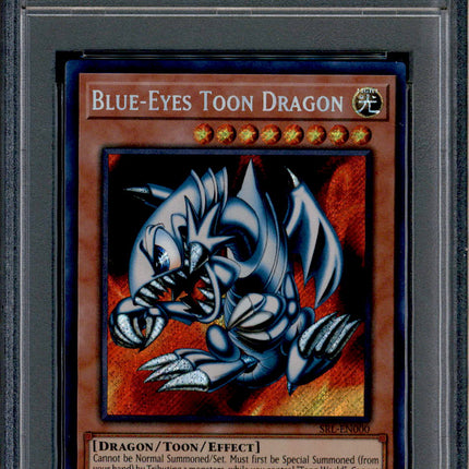 Blue-Eyes Toon Dragon - SRL-EN000 - PSA 9 - Secret - Spell Ruler - Pokemon - 72887