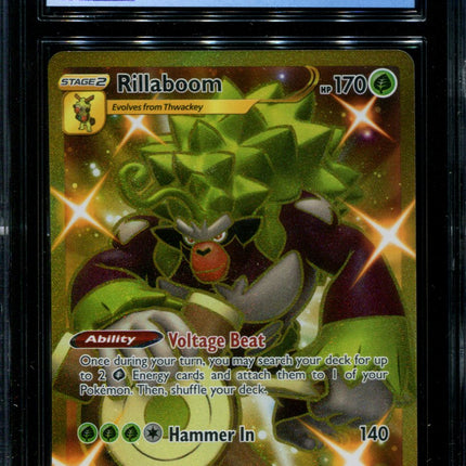 Rillaboom - 197/189 - CGC 9.5 Gem Mint - Darkness Ablaze - 68100