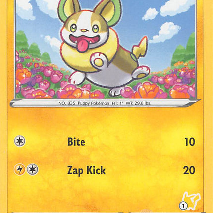 Yamper (074/202) (Pikachu Stamp #1) [Battle Academy 2022]