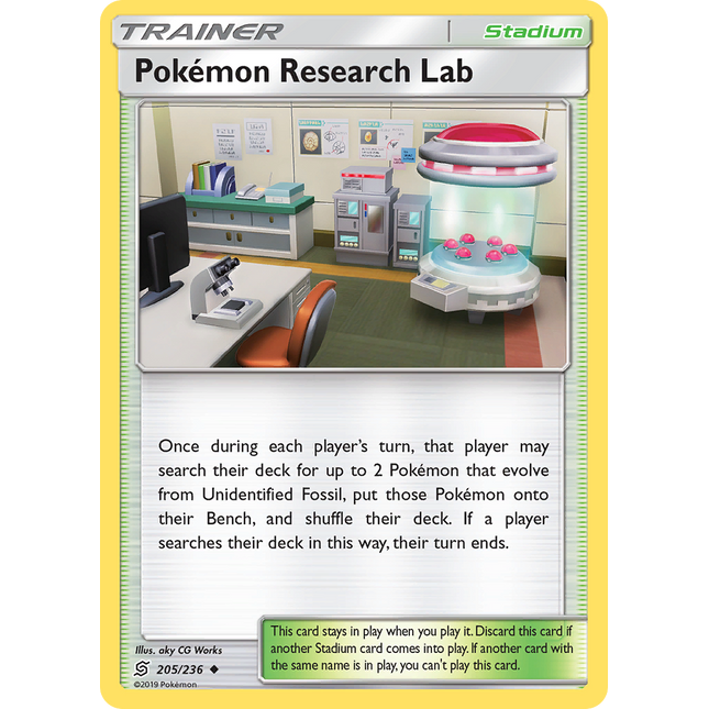 Pokemon Research Lab (205/236) [Sun & Moon: Unified Minds]