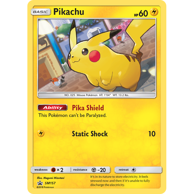Pikachu (SM157) [Sun & Moon: Black Star Promos]