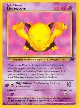 Drowzee (54/82) [Team Rocket]
