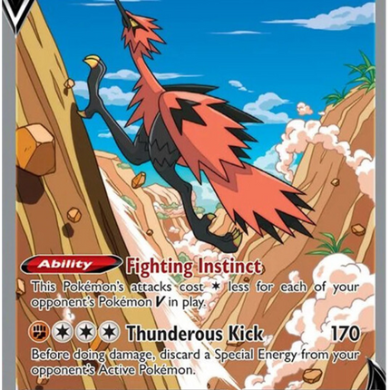 Galarian Zapdos V (174/198) [Sword & Shield: Chilling Reign]