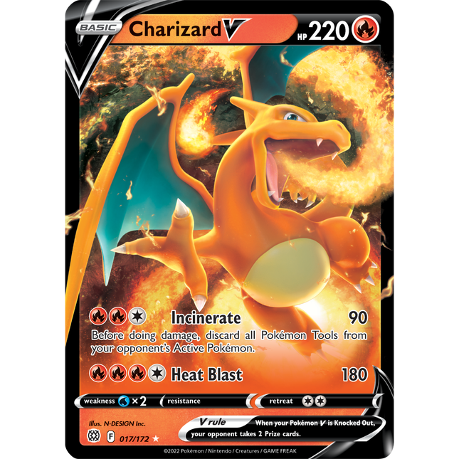 Charizard V (017/172) [Sword & Shield: Brilliant Stars]