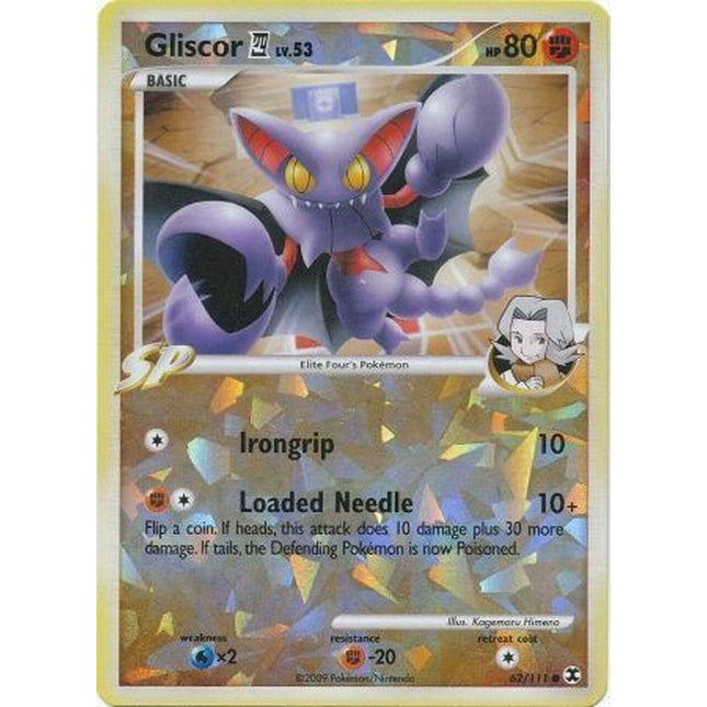 Gliscor (62/111) (Cracked Ice) [Platinum: Rising Rivals]