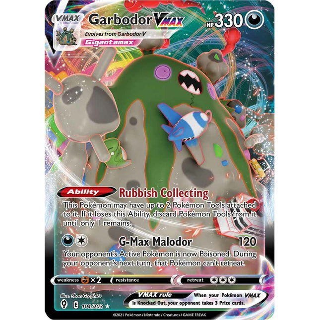 Garbodor VMAX (101/203) [Sword & Shield: Evolving Skies]