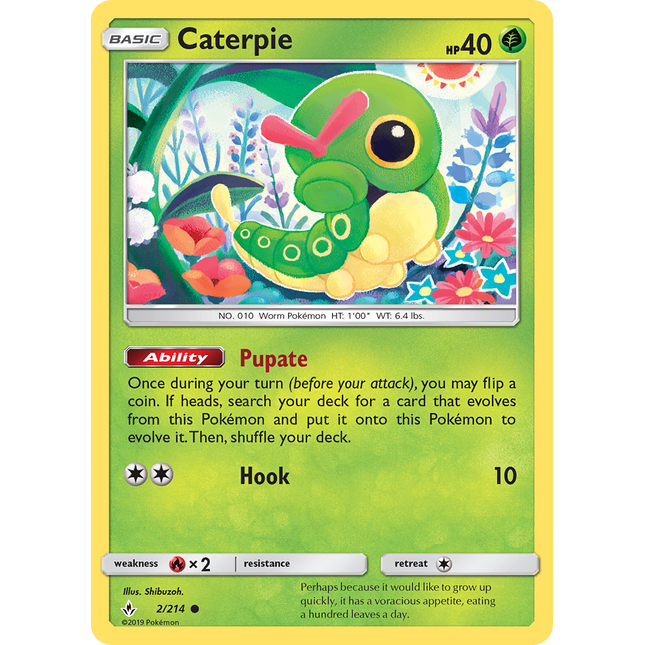 Caterpie (2/214) [Sun & Moon: Unbroken Bonds]