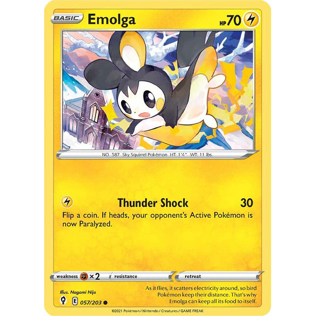 Emolga (057/203) [Sword & Shield: Evolving Skies]
