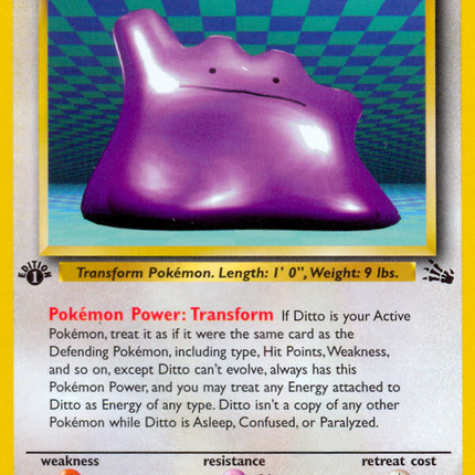 Ditto (18/62) [Fossil 1st Edition]
