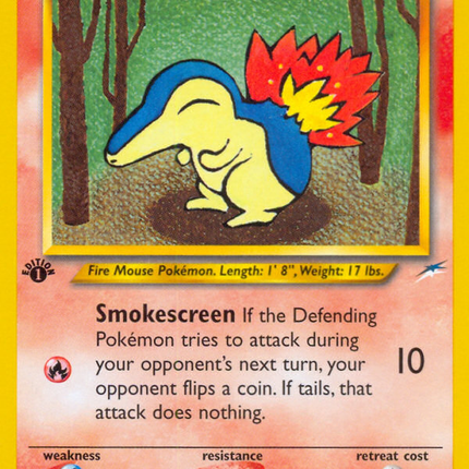Cyndaquil (61/105) [Neo Destiny 1st Edition]