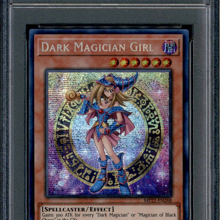 Dark Magician Girl - MP22-EN268 - PSA 9 - 1st Secret - Tin Promo - Pokemon - 72839