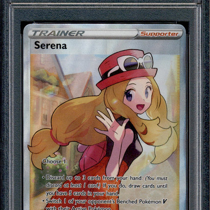 Serena - 193/195 - PSA 8 - Full Art - Silver Tempest - Pokemon - 76449