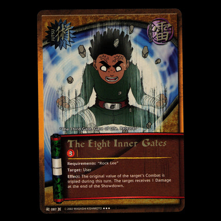 The Eight Inner Gates - 087 - NM - 1st Edition - Foil - Naruto CCG - D4-342