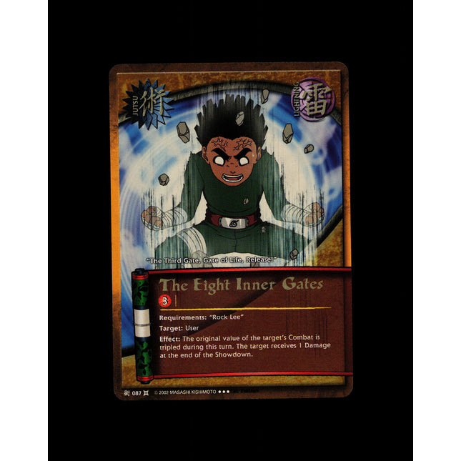 The Eight Inner Gates - 087 - NM - 1st Edition - Foil - Naruto CCG - D4-342