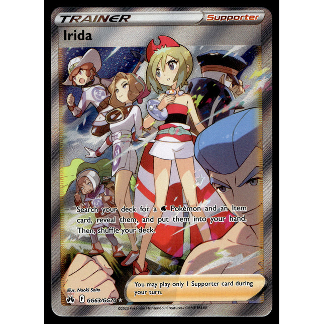 Irida - GG63/GG70 - NM - Full Art - Crown Zenith - Pokemon - C3-48