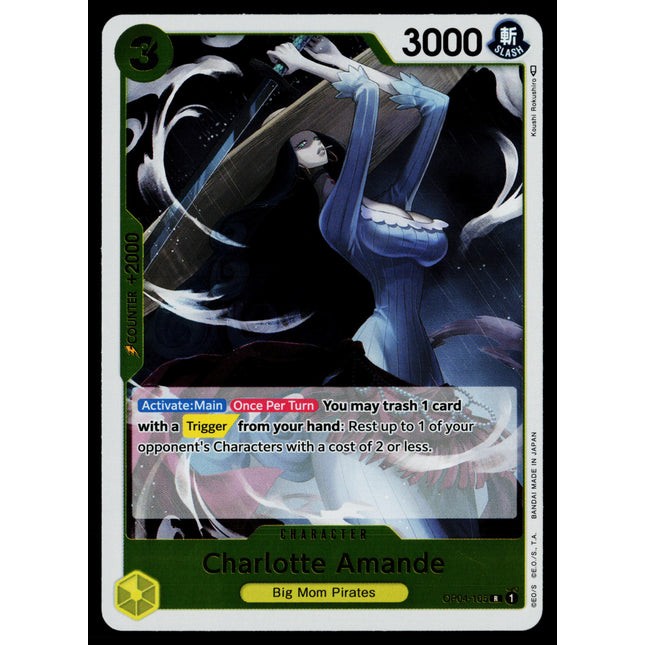 Charlotte Amande - OP04-105 - NM - Rare - English OP04 - One Piece TCG