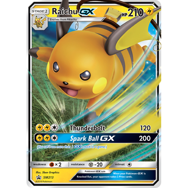 Raichu-GX [SM Black Star Promos]