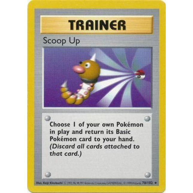 Scoop Up (78/102) [Base Set (Shadowless)]