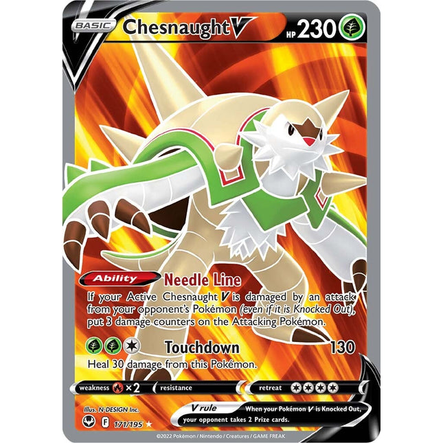 Chesnaught V (171/195) [Sword & Shield: Silver Tempest]