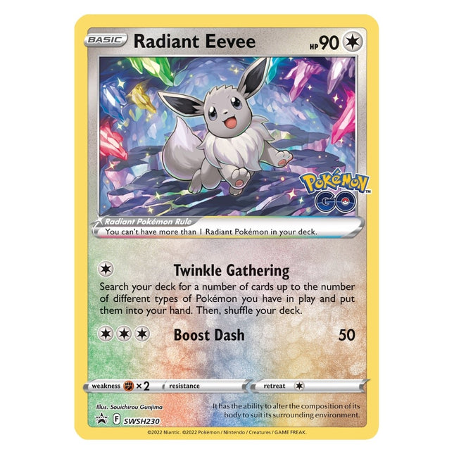 Radiant Eevee (SWSH230) [Sword & Shield: Black Star Promos]