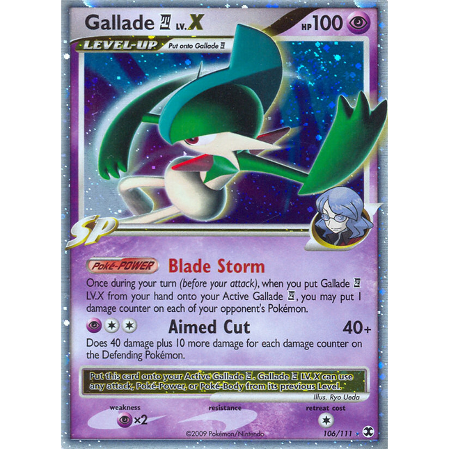 Gallade LV.X (106/111) [Platinum: Rising Rivals]