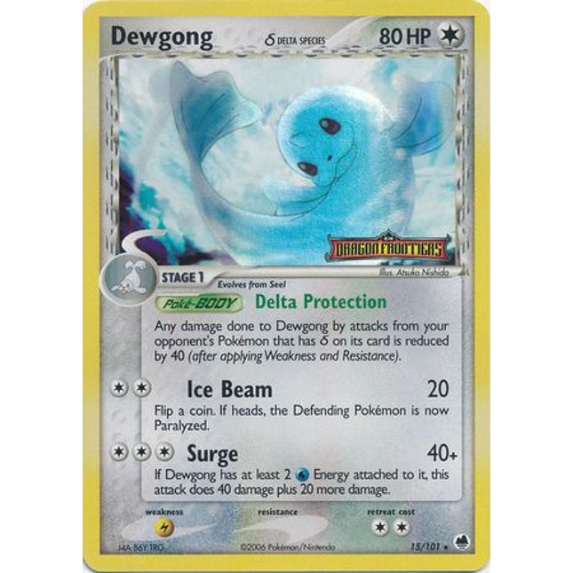Dewgong (15/101) (Delta Species) (Stamped) [EX: Dragon Frontiers]