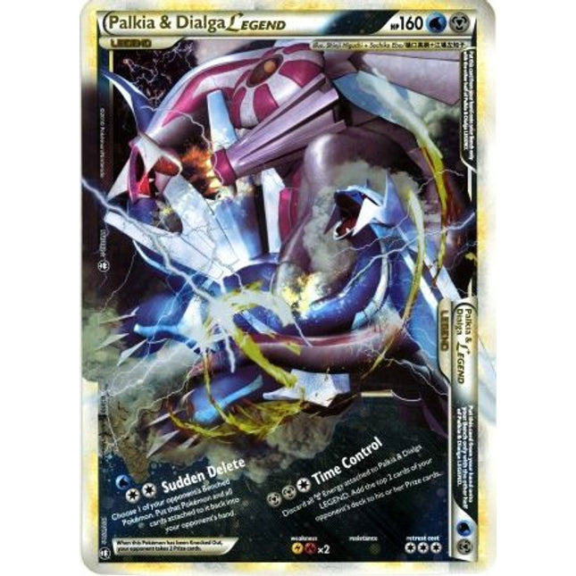 Palkia & Dialga LEGEND (101/102)  (Jumbo Card) [HeartGold & SoulSilver: Triumphant]