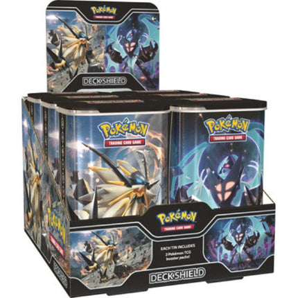 Ultra Prism Deck Shield Tin Display - 6x Tins - Pokemon - New - Sealed