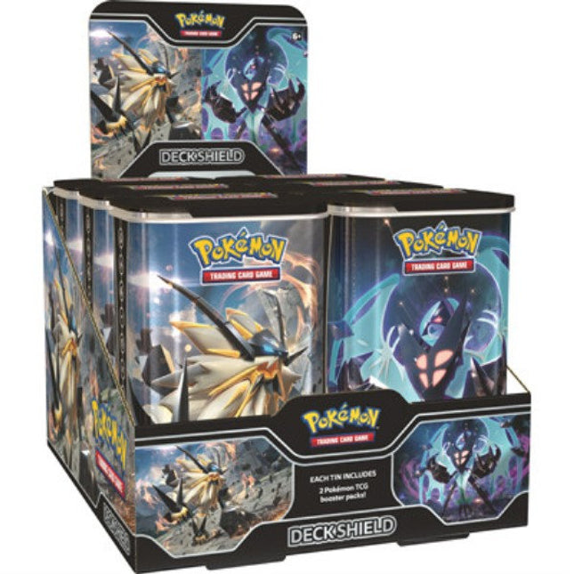 Ultra Prism Deck Shield Tin Display - 6x Tins - Pokemon - New - Sealed