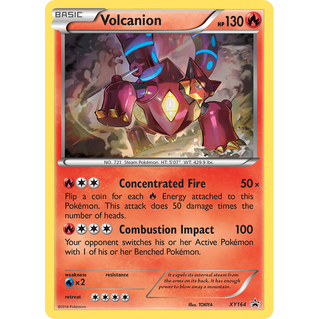 Volcanion (XY164) [XY: Black Star Promos]