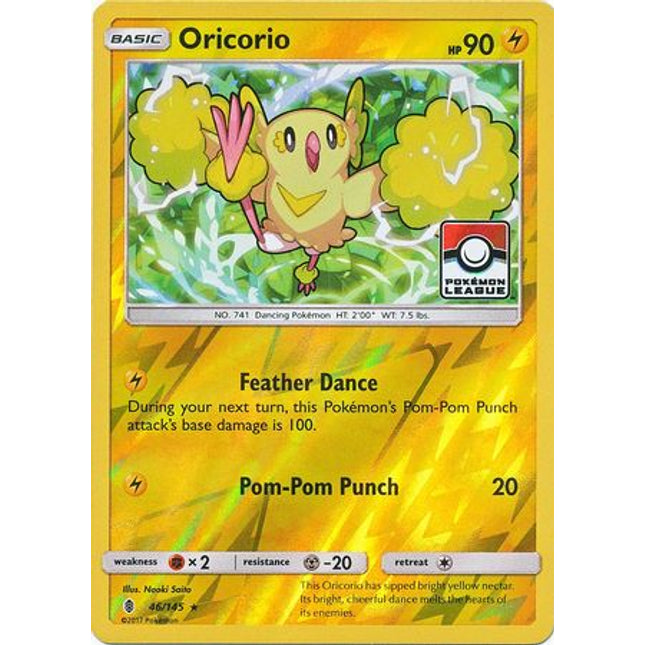 Oricorio (46/145) (League Promo) [Sun & Moon: Guardians Rising]