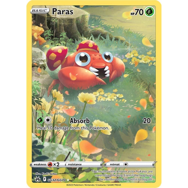 Paras (GG32/GG70) [Sword & Shield: Crown Zenith]