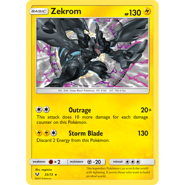 Zekrom (35/73) [Sun & Moon: Shining Legends]
