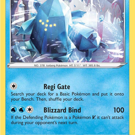 Regice (037/189) [Sword & Shield: Astral Radiance]