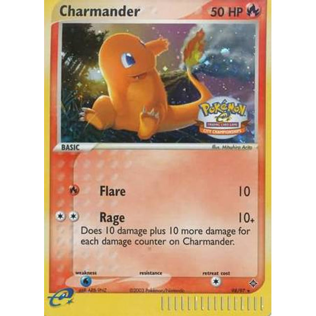 Charmander (98/97) (City Championship Promo) [EX: Dragon]