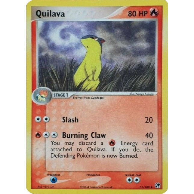 Quilava (51/100) [EX: Battle Stadium]