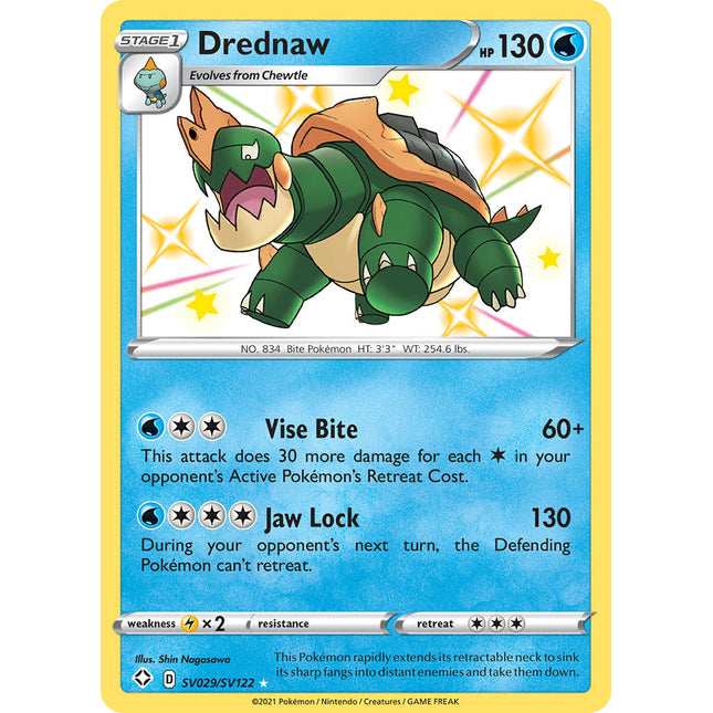 Drednaw (SV029/SV122) [Sword & Shield: Shining Fates]