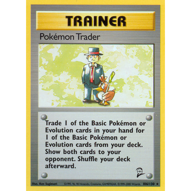 Pokemon Trader (106/130) [Base Set 2]