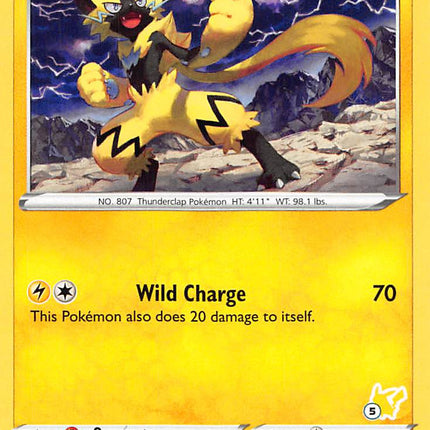 Zeraora (102/264) (Pikachu Stamp #5) [Battle Academy 2022]