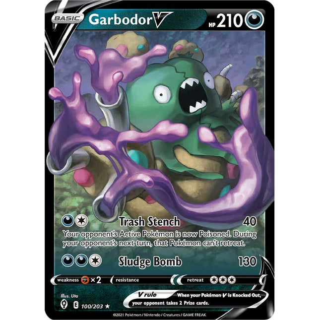 Garbodor V (100/203) [Sword & Shield: Evolving Skies]