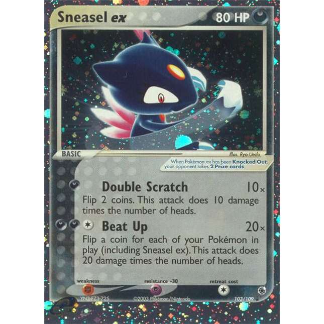 Sneasel ex (103/109) [EX: Ruby & Sapphire]