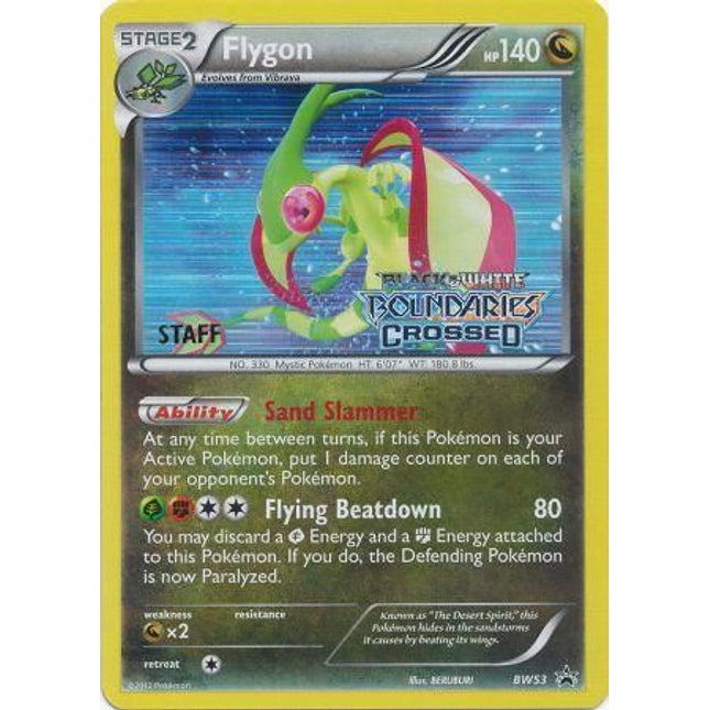 Flygon (BW53) (Staff Prerelease Promo) [Black & White: Black Star Promos]