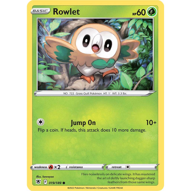 Rowlet (019/189) [Sword & Shield: Astral Radiance]