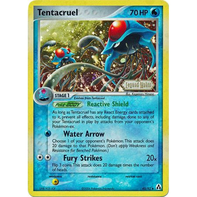 Tentacruel (45/92) (Stamped) [EX: Legend Maker]