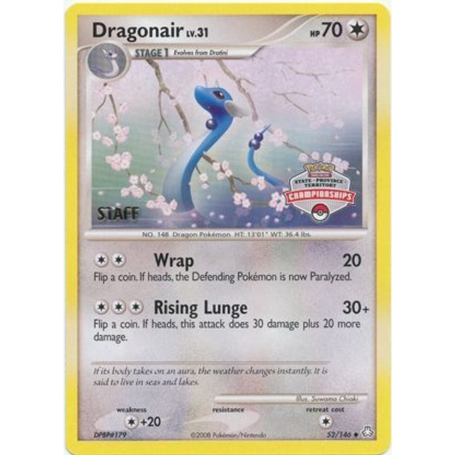 Dragonair (52/146) (State Province Territory Championship Staff) [Diamond & Pearl: Legends Awakened]
