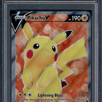 Pikachu V - 157/172 - PSA 9 - Full Art - Brilliant Stars - Pokemon - 68938