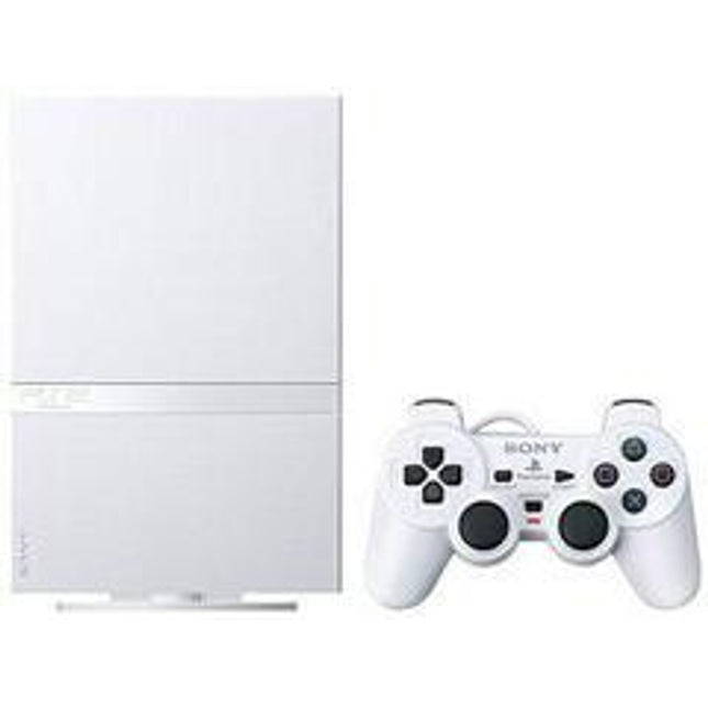 White Slim Playstation 2 System - Playstation 2