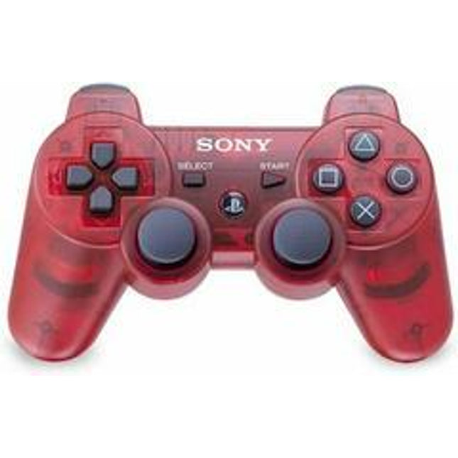 Dualshock 3 Controller Clear Red - Playstation 3
