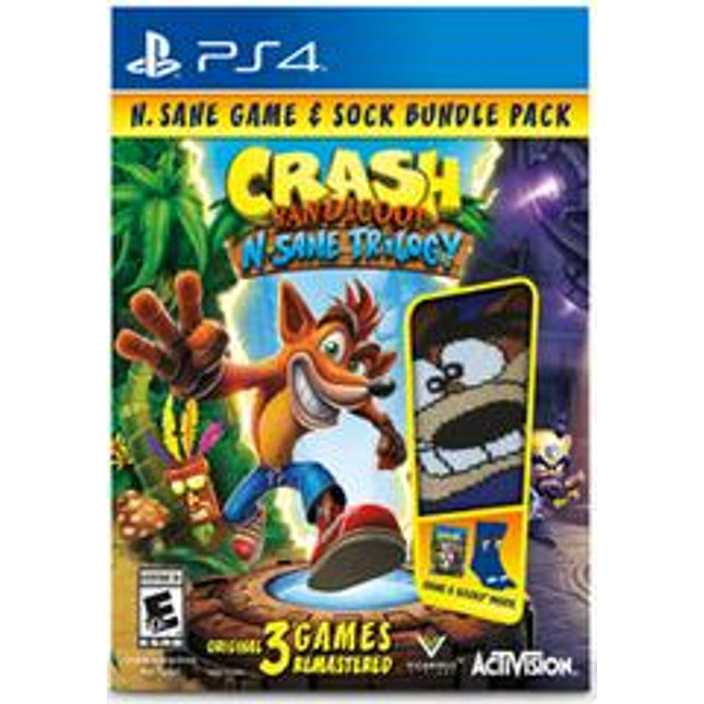 Crash Bandicoot N. Sane Trilogy [Sock Bundle] - Playstation 4