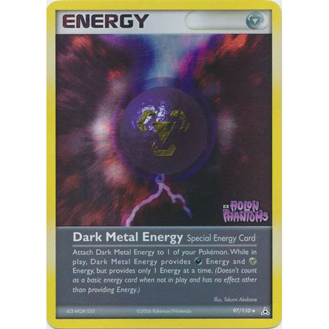 Dark Metal Energy (97/110) (Stamped) [EX: Holon Phantoms]